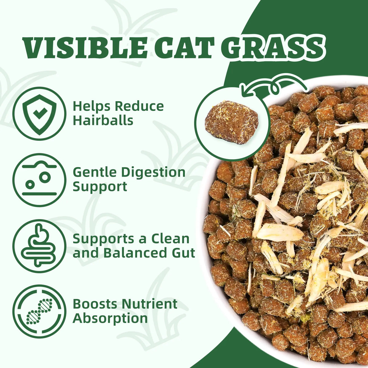 Wellix 63.5Oz Hairball Control Cat Food, High Protein Grain Free Dry Cat Food with Fresh Chicken, Fresh Bone-In Chicken & Chicken Liver, No Artificial Attractants