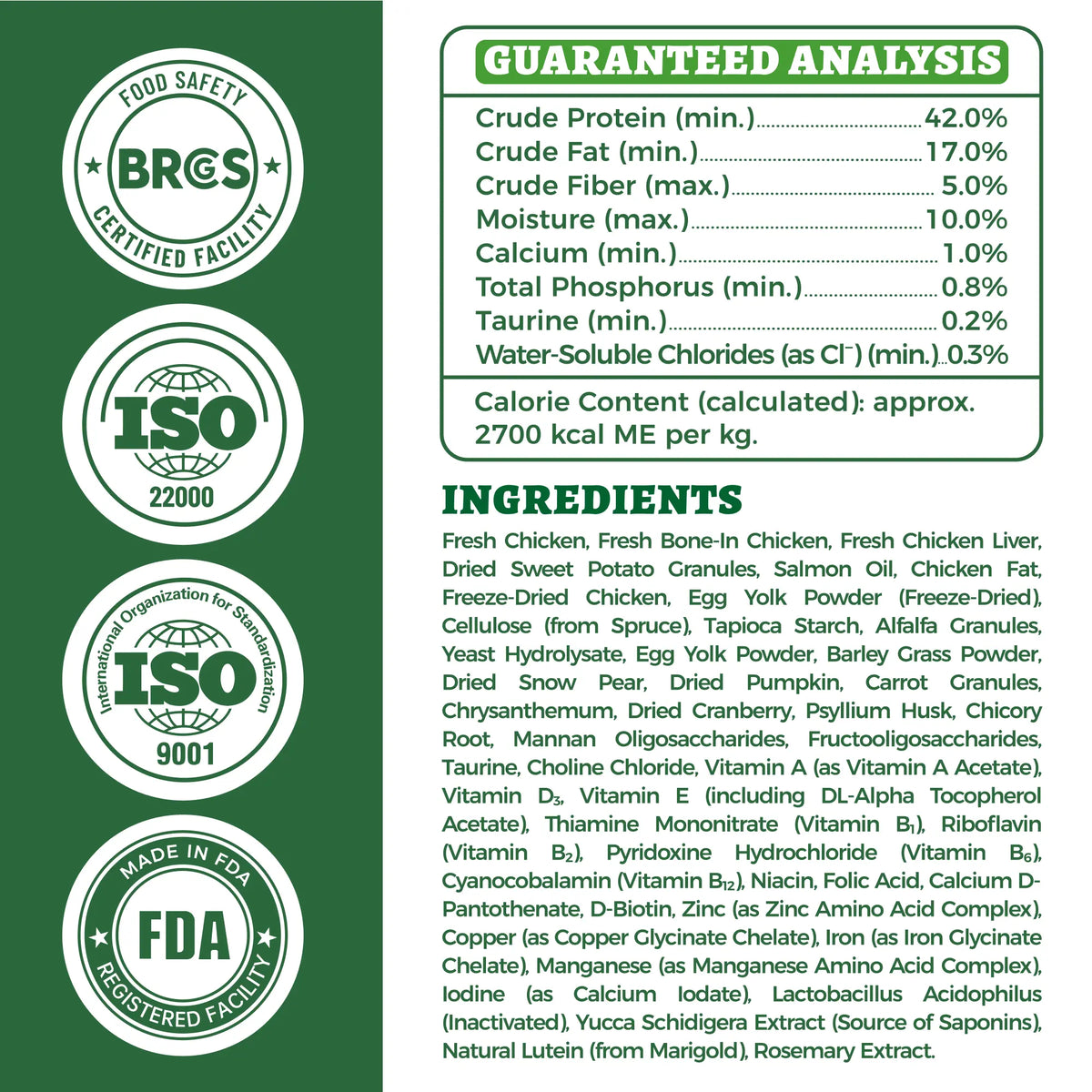 Wellix 63.5Oz Hairball Control Cat Food, High Protein Grain Free Dry Cat Food with Fresh Chicken, Fresh Bone-In Chicken & Chicken Liver, No Artificial Attractants